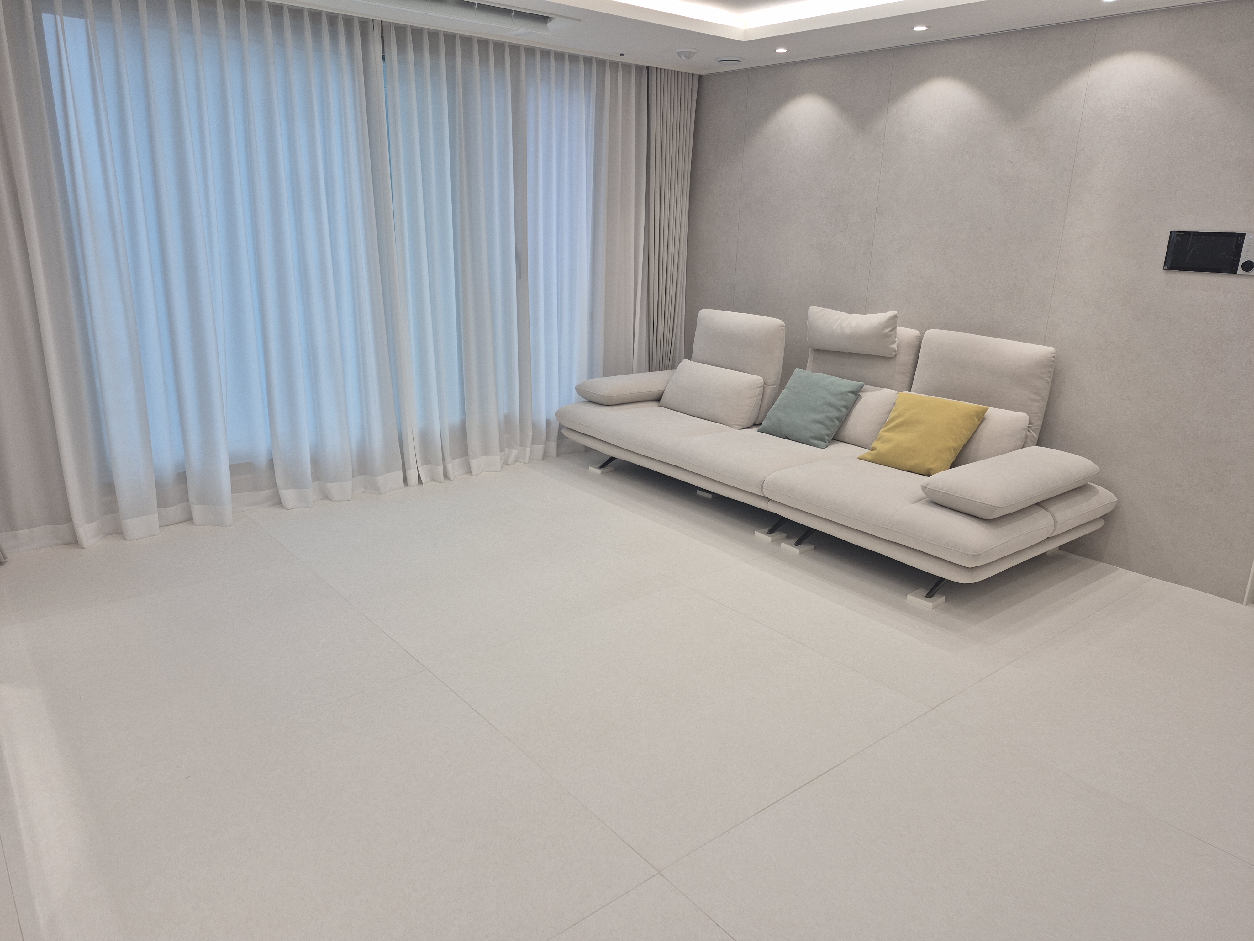 거실 공간 시공